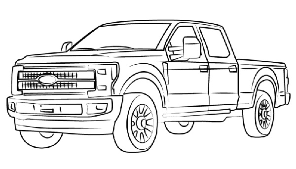 Ford Truck Color Sheet