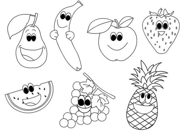 Coloring Pages | Quince Fruit Drawing for Kids-saigonsouth.com.vn