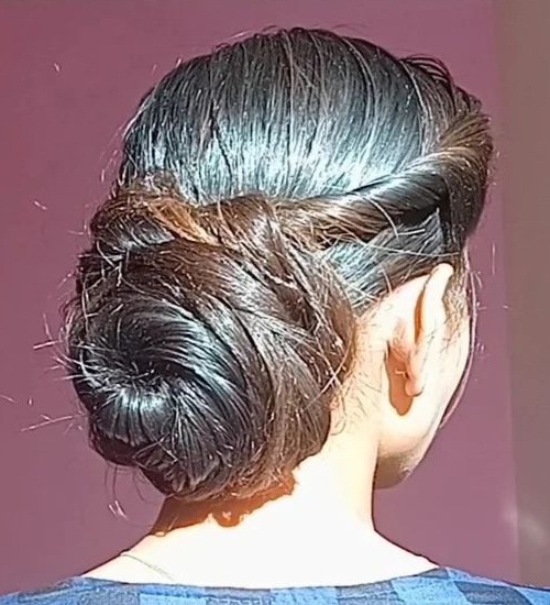Easy Khopa Hairstyles with Lock Pin | Very Easy Hair Bun Hairstyles For  Ladies | Juda Hairstyle By Self #hairstyles Susmita's Hairstyle #lockpin  #uniquehairstyle #lockpin | Latest Juda Bun Hairstyle With LockPin |