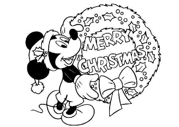 Mickey Mouse Christmas Picture