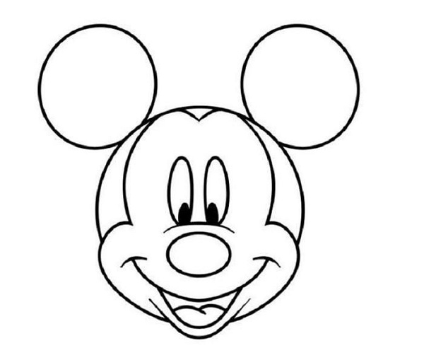 Mickey Face Image