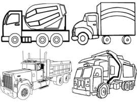 Truck Coloring Pages: Top 15 Fun Truck Colouring Patterns