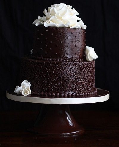 2 Tier Chocolate Cake Design
