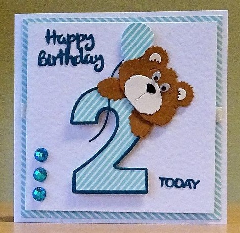 2nd Birthday Invitation Card Design