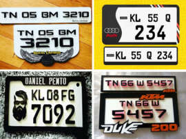 20 Stylish and Best Bike Number Plate Designs In India 2024