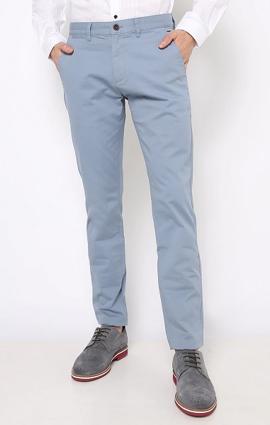 MANCREW Blue Sky Blue Formal Pant For Men  Formal Pants combo