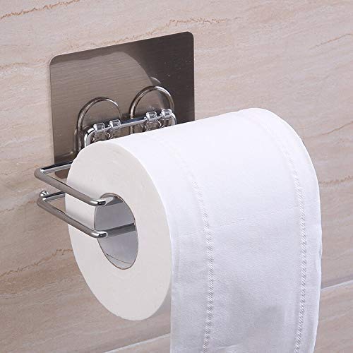 DENSITY COLLECTION Stainless Steel No Drill Self Adhesive Toilet Paper Holder