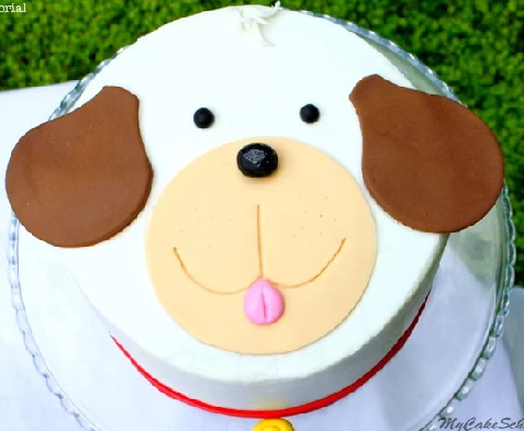 Easy Dog Cake Desig