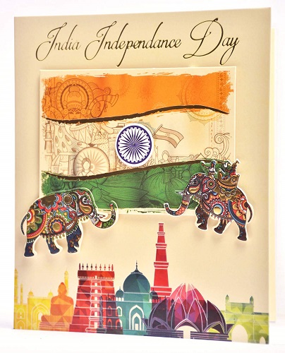 Independence Day Greeting Card Design