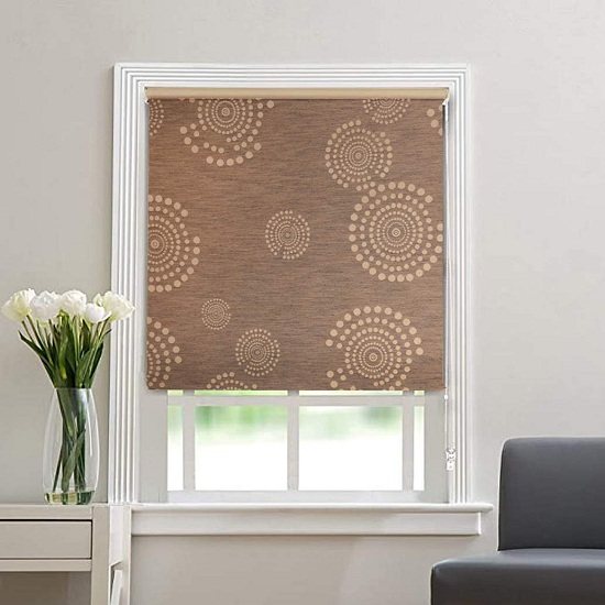 KAYRA Decor Blackout Fabric Window Roller Blind
