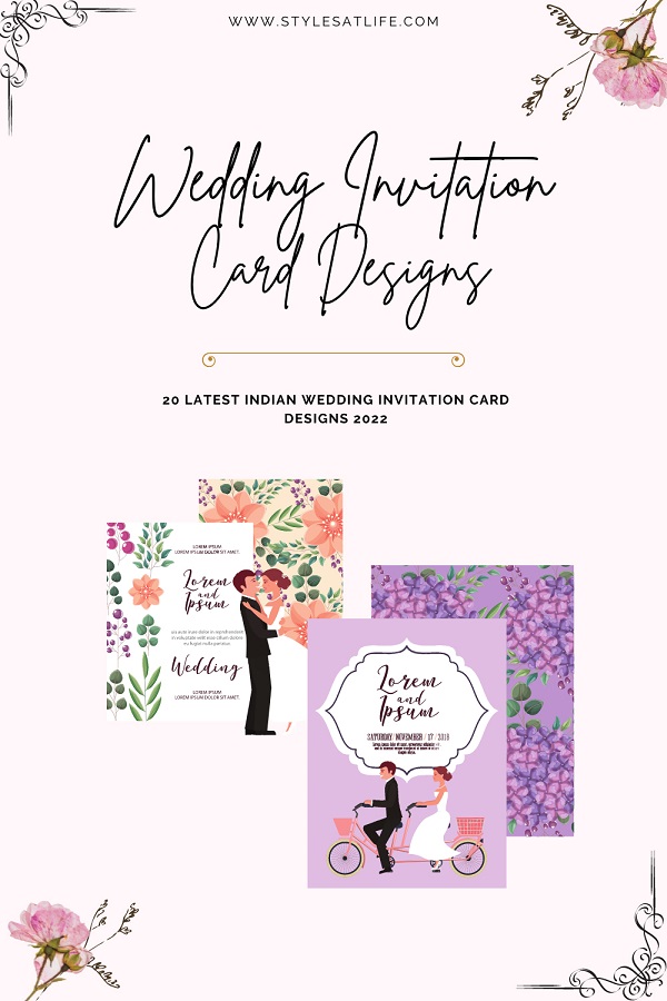 Latest Indian Wedding Invitation Card Designs