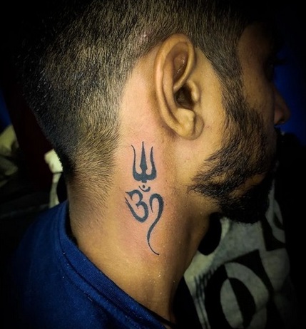 Lord Shiva Trishul Big Jatta Temporary Body Tattoo Waterproof For Girls Men  Women
