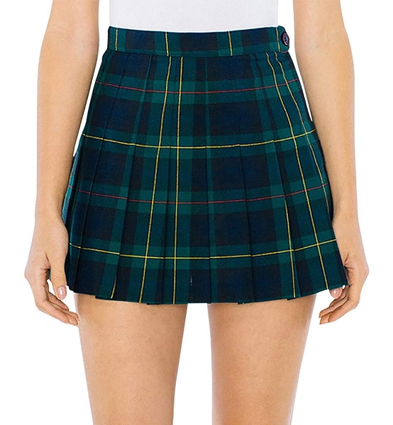 Short Tennis Plaid Skirt