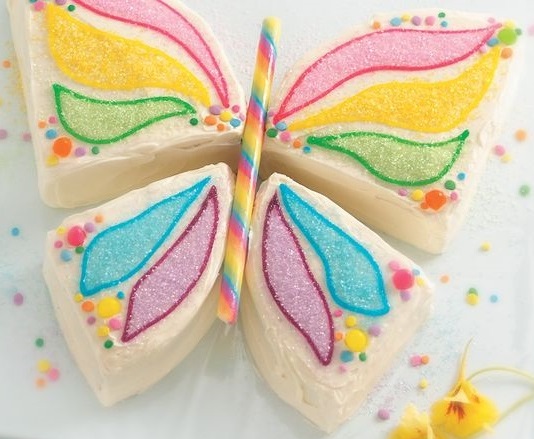Simple Butterfly Cake Design