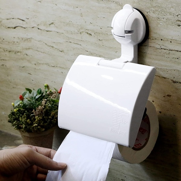 Vacc Fast Vaccum Suction Cup Toilet Paper Roll Holder