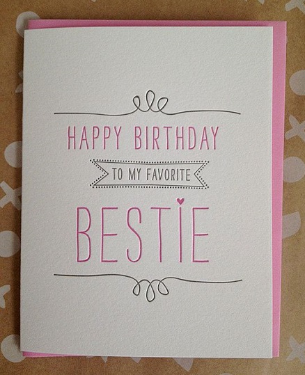 Birthday Card Design For Best Friend