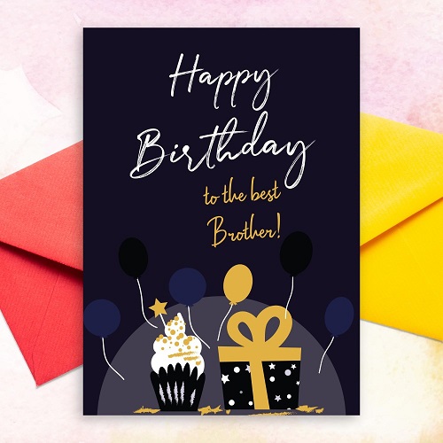 Birthday Card Design For Brother
