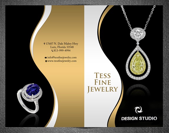 Jewellery pamphlet design