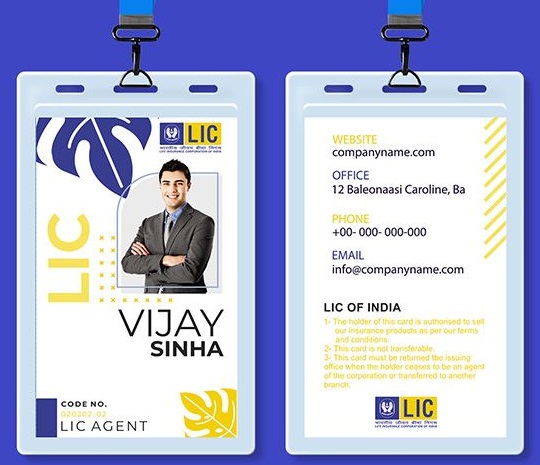 Lic Id Card Design