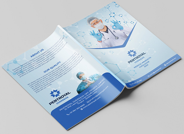 Medical pamphlet design
