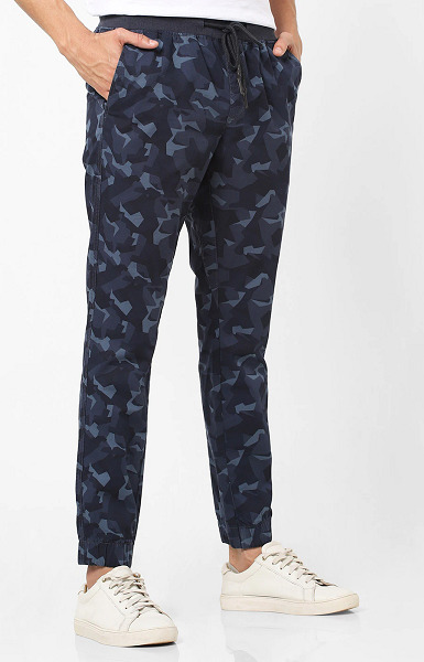 Blue Camouflage Trousers