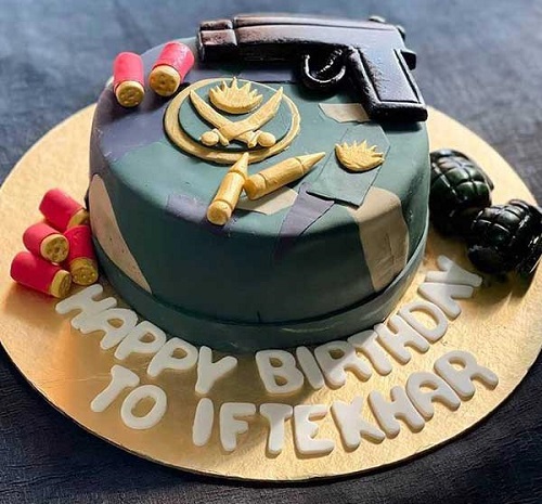 Cake Design For Army Men