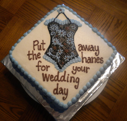 bride to be theme cake