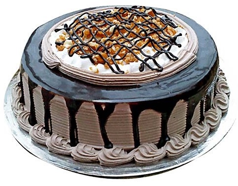 butterscotch design cake 