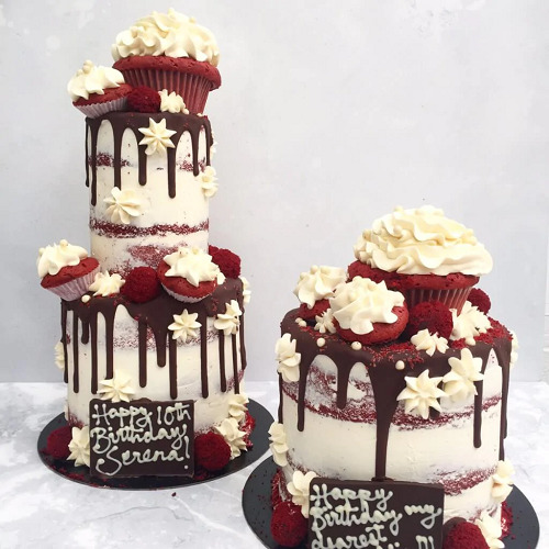 Double Red Velvet Cake Combo