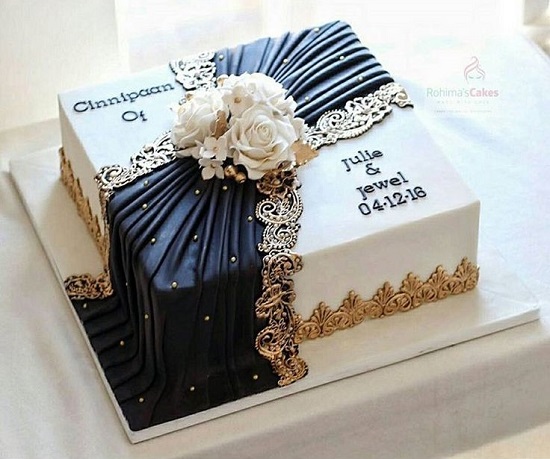 Geometric Shapes Cake fondant velvet effect with gold  Cool birthday cakes  Geometric cake Cake design for men