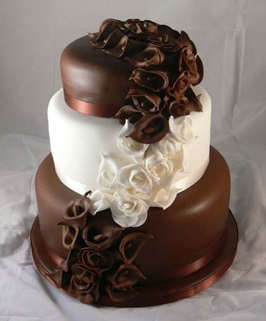 Engagement Chocolate Cake Design