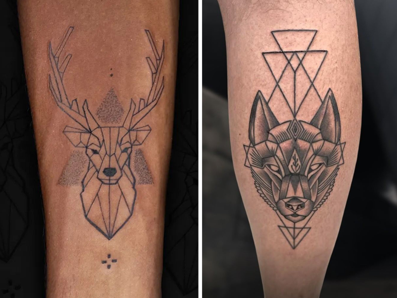 Symbolic tattoos Geometry tattoo Geometric tattoo