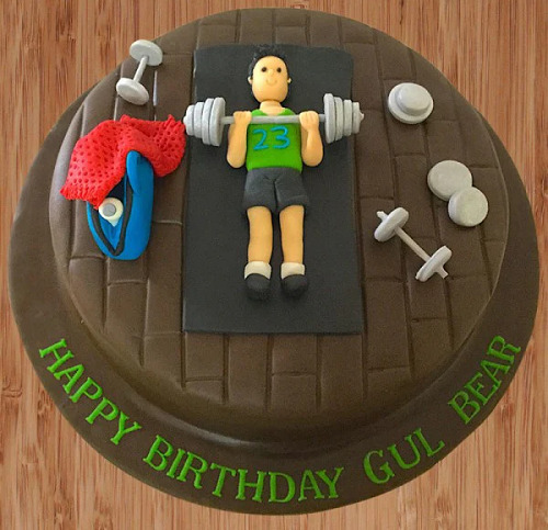 Gym Cake Design For Men