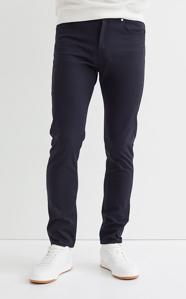 H&m Blue Twill Trousers