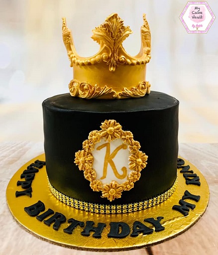 King Crown Mens Cake Design