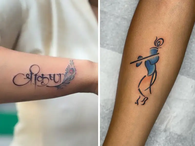 Kanha tattoo on interior forearm  Tatva Tattoos  Jhaiho