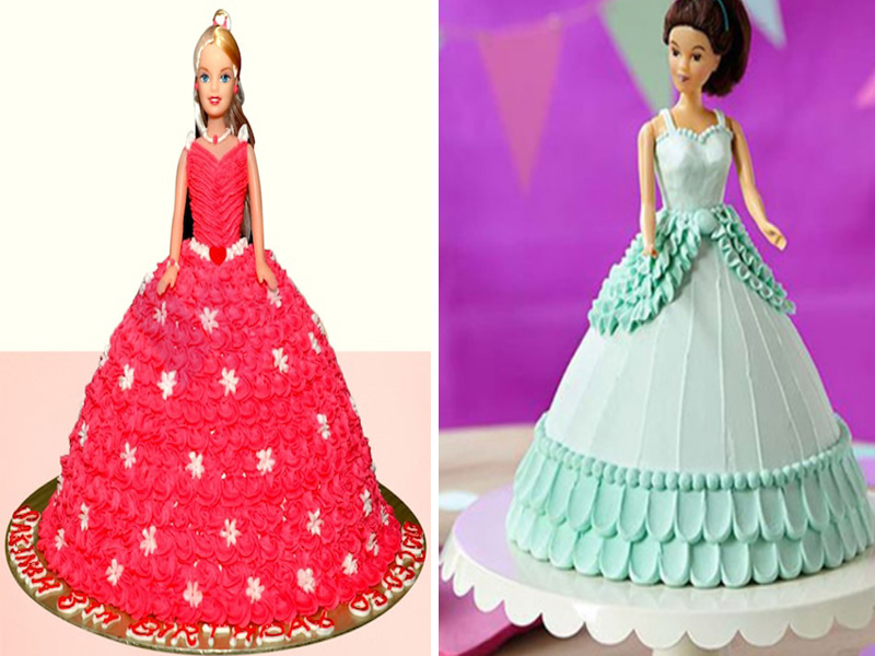 Latest Barbie Doll Cake Designs With Images