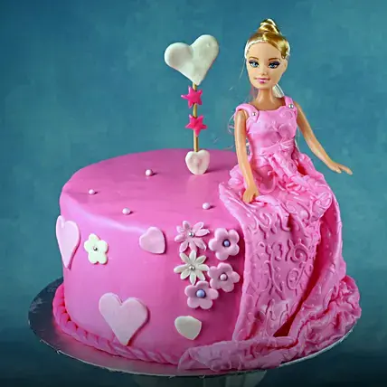 Princess Barbie Cake Design