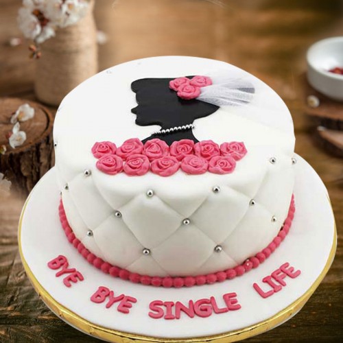 Round Shape Bride To Be Cakes2