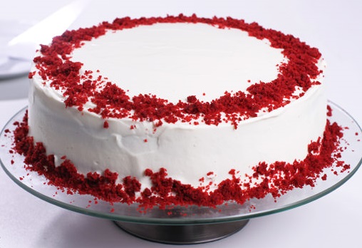 cake red velvet design 