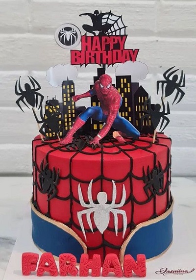 Spiderman Cake Design For Men
