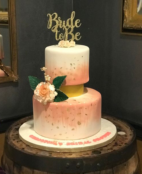 Two Tier Bride To Be Cake Designs