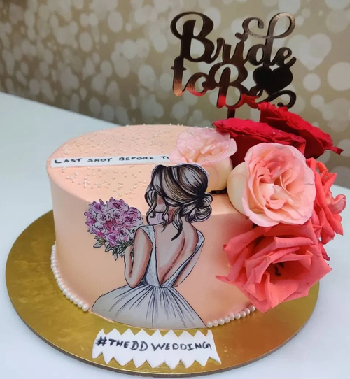 Bride To Be Cake Ideas | Bride To Be Cake Design | Indian Wedding |  Bachelorette cake, Bachelorette party cake, Beautiful cake designs