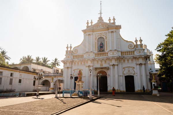 Immaculate Conception Cathedral Is A Historical Church Of Puducherry
