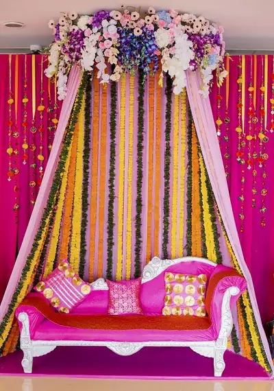 20 Simple Mehndi Ceremony Decoration Ideas At Home 2023