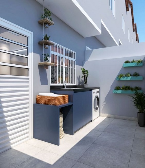 Laundry Room Ideas for Balcony