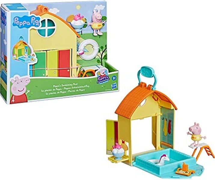 Peppa Pig Peppa’s Adventures Peppa’s Swimming Pool Fun Playset Preschool Toy