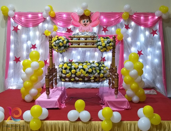 Simple Naming Ceremony Decoration At Home