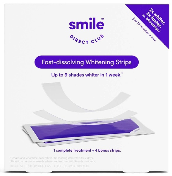 Smile Direct Club Fast Dissolving Teeth Whitening Strips
