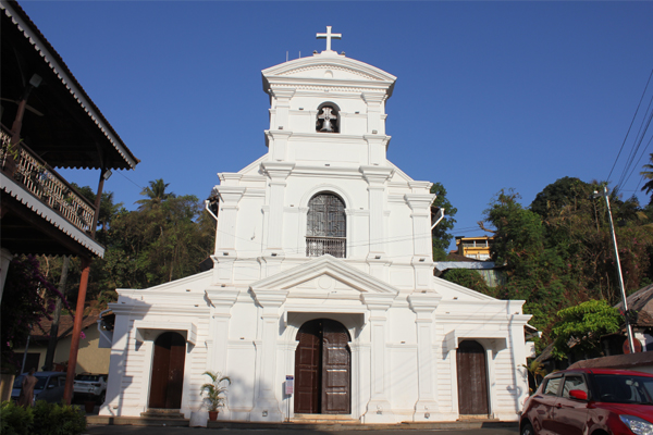 St. Sebastian Church Is A Small Famous Church In North Goa
